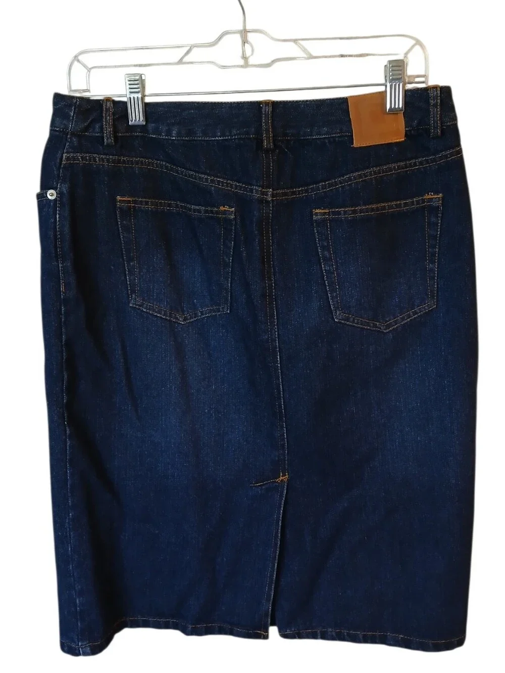 Isaac Mizrahi For Target Dark Wash Denim Skirt Size 6